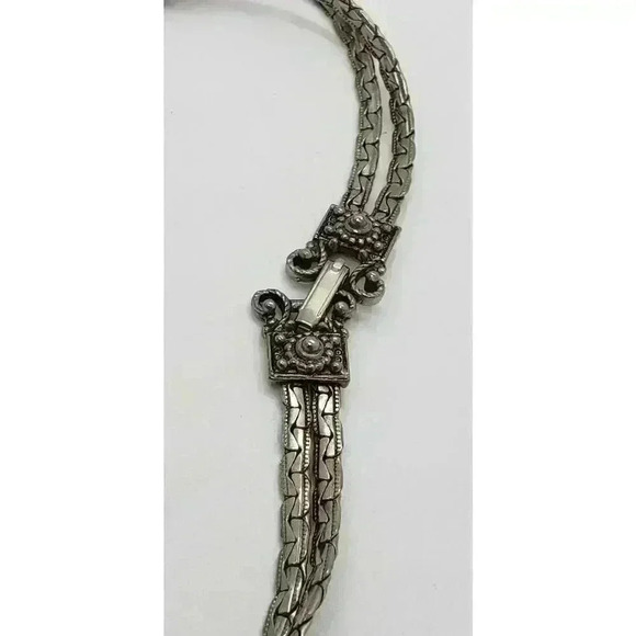 VTG Selro Selini unsigned Emerald Green Cabochon Necklace & Earrings Catalog Pc - Picture 15 of 16